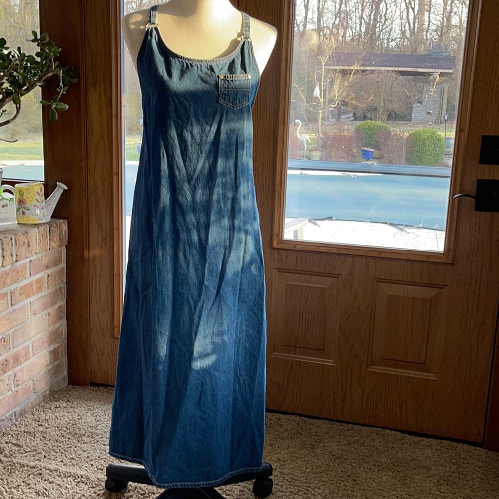 BJS Denim Jean A Line Jumper Dress
